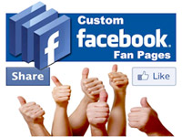Custom Facebook fan pages for individuals, businesses, bands and public figures.